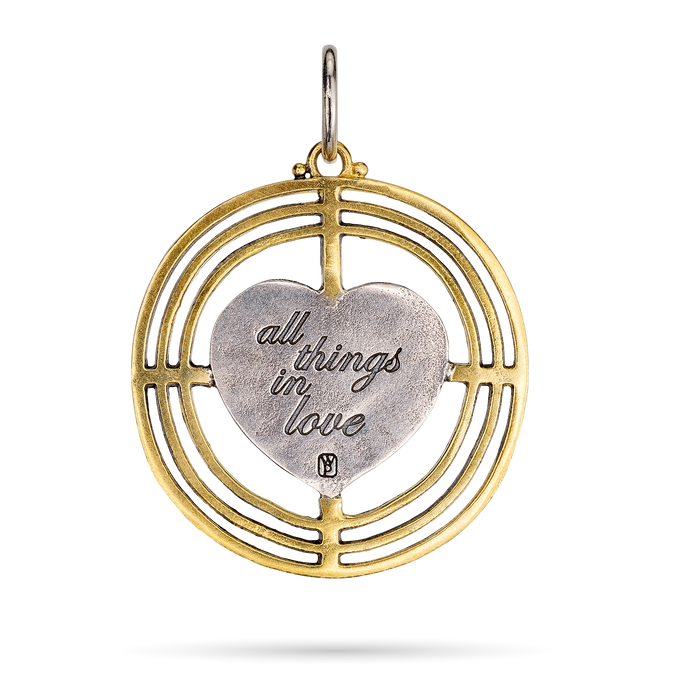 All Things in Love Medallion