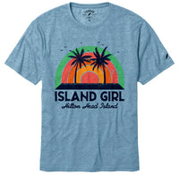 Island Girl Sunny Palms Tee