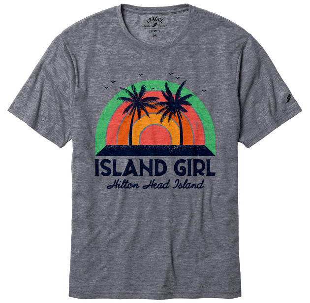 Island Girl Sunny Palms Tee