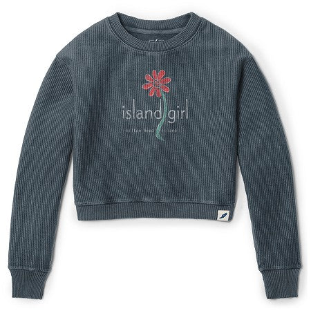 Island Girl Waffle Sweatshirt
